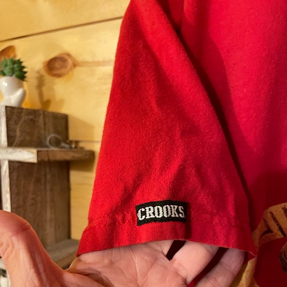 Crooks and Castles Shirt, Cobra Kai, Strike First Strike Hard No Mercy, Men’s XL - Picture 5 of 10